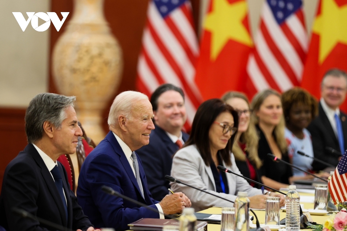 US President Biden proud to have strengthened relations with Vietnam